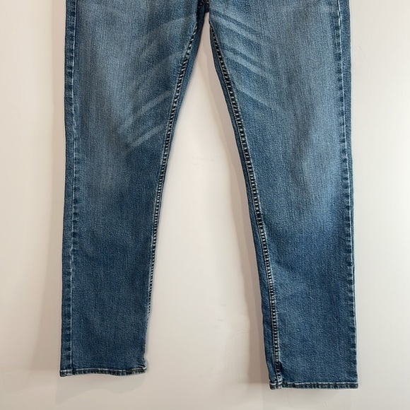 Signature Levi Strauss & Co Men’s S51 Straight Leg Jeans Medium Wash Denim 32 34 - Picture 4 of 10